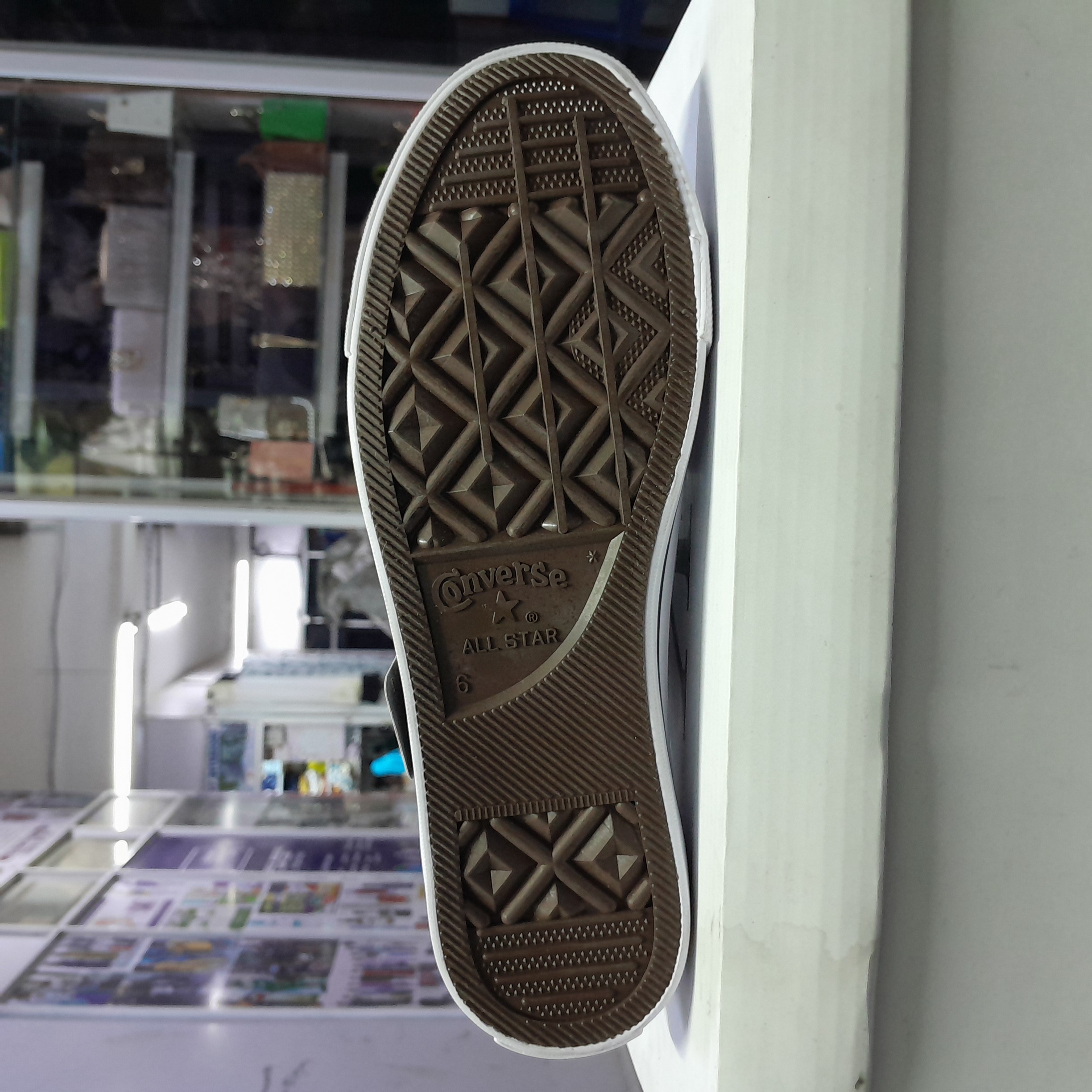 Leather converse gallery image