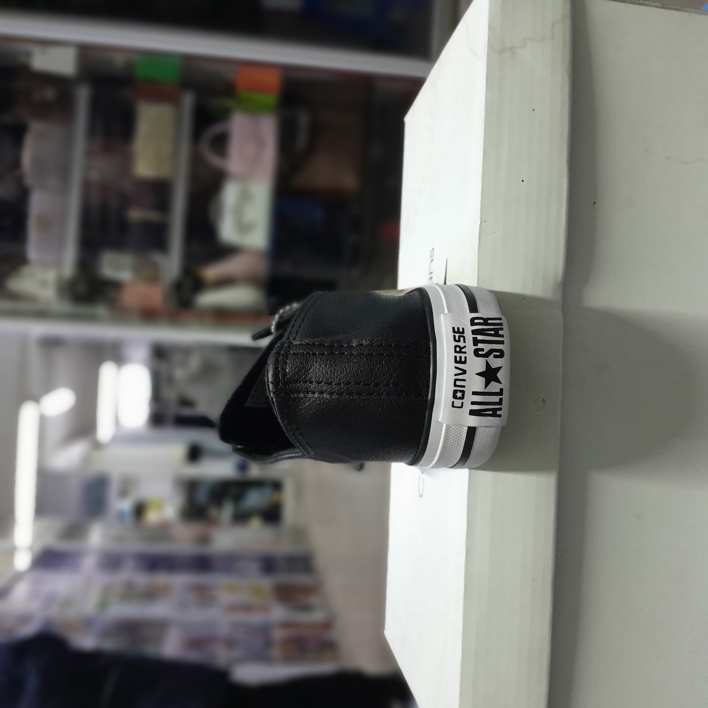 Leather converse gallery image