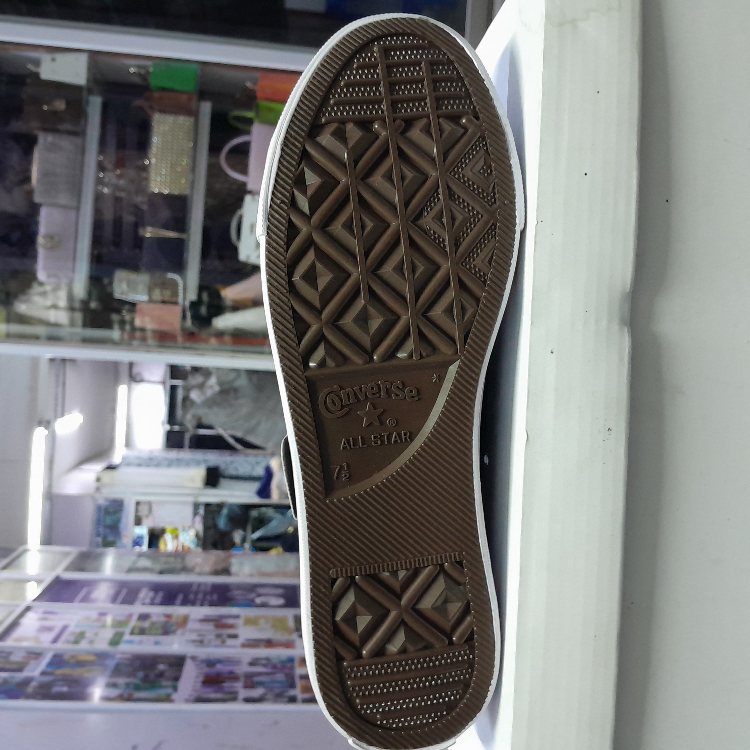 Leather converse gallery image