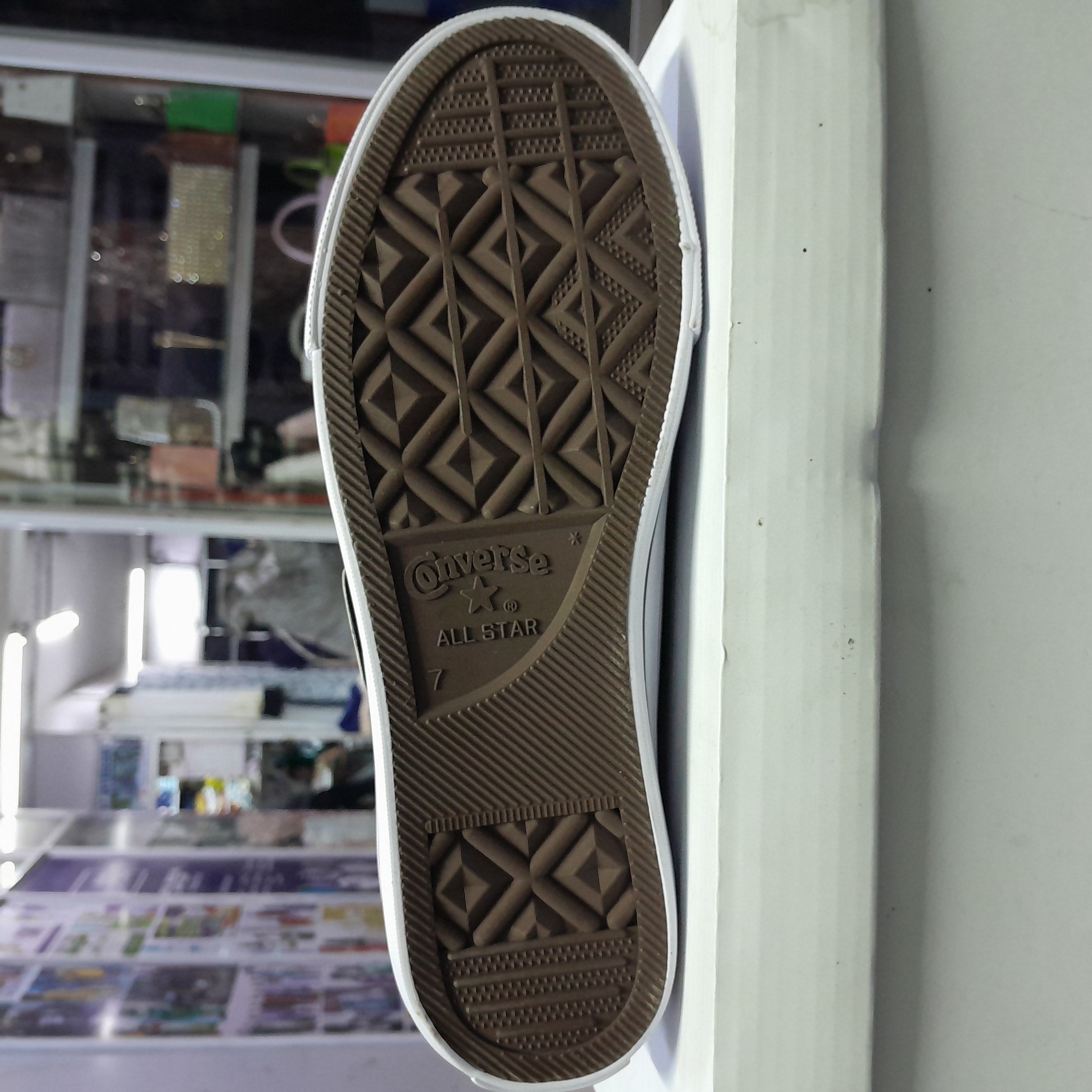 Leather converse gallery image