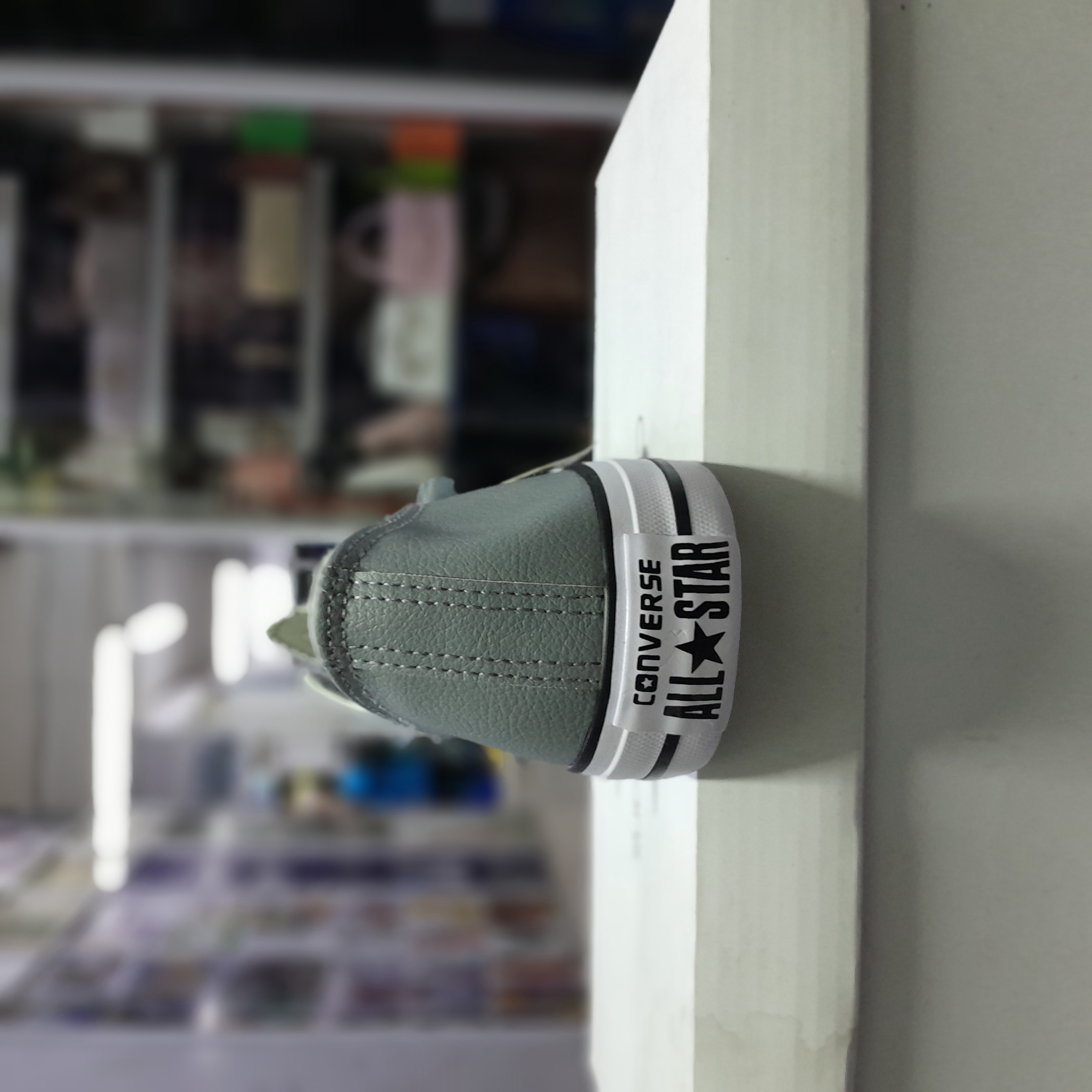 Leather converse gallery image