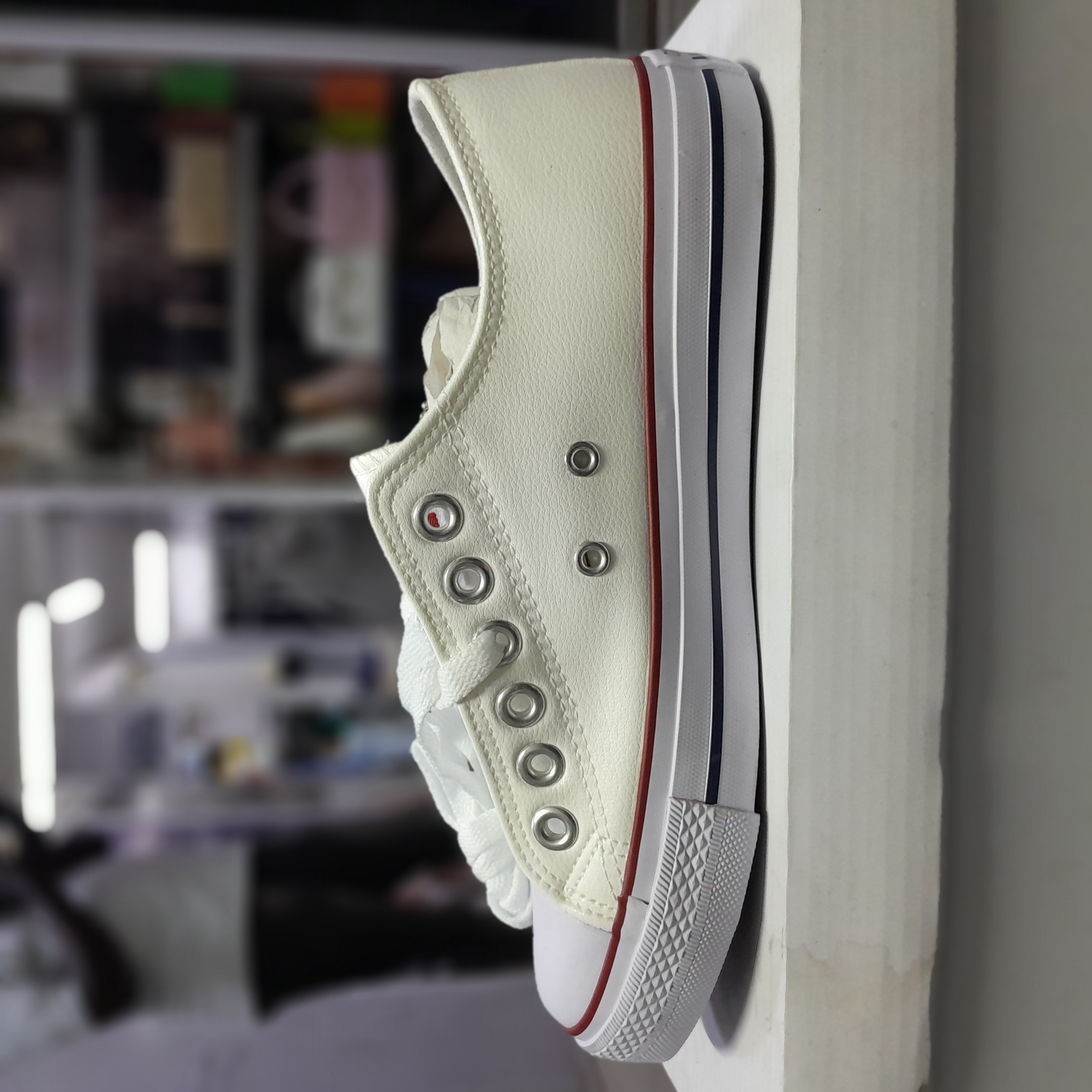 Leather converse gallery image